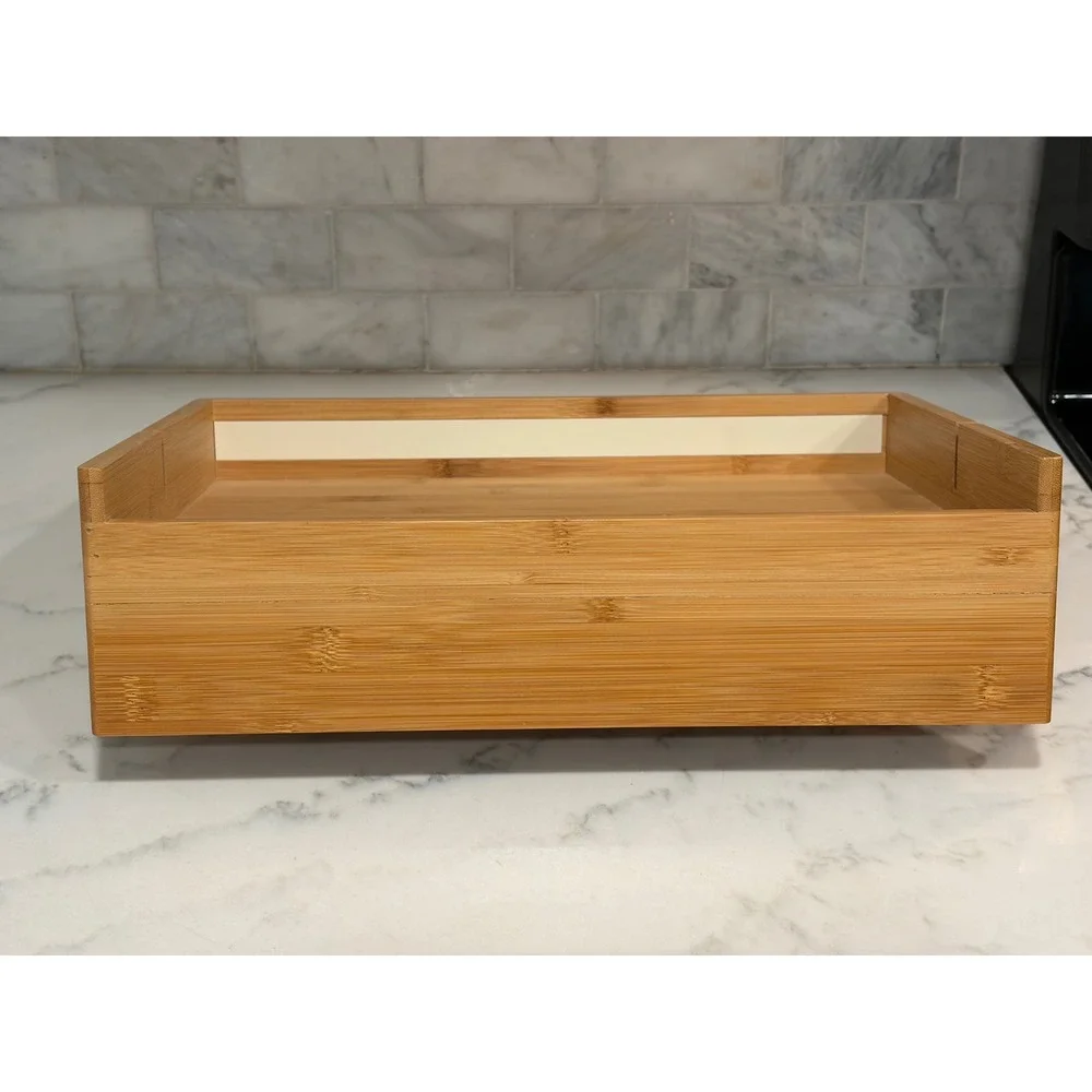 Organized Empire Bamboo Bedside Shelf Tray Bunk Buddy Loft Bed Caddy Brown